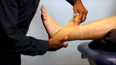What should you do for an ankle sprain?